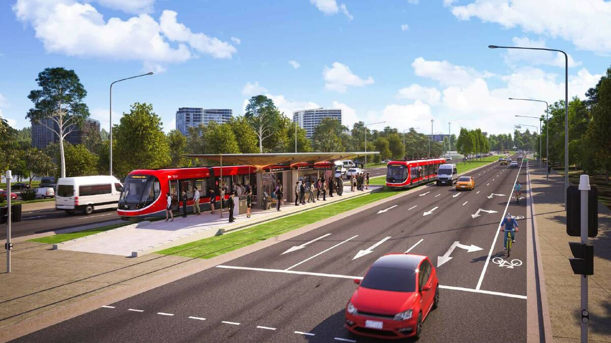 Here's what the govt thinks stage 2 of the tram will look like