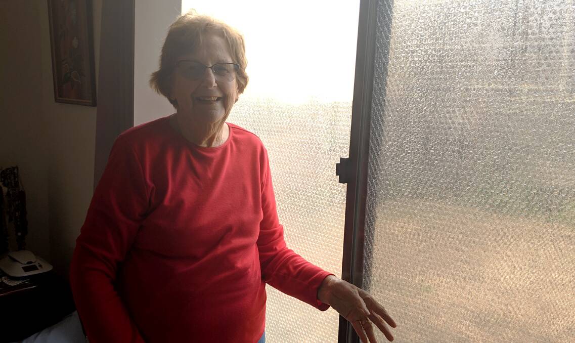 Macquarie resident Elaine, who says she has previously had health issues because of cold housing. Picture: Supplied