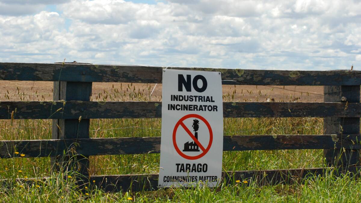 Signs like this are dotted all over Tarago and the surrounding district. Photo: John Hanscombe