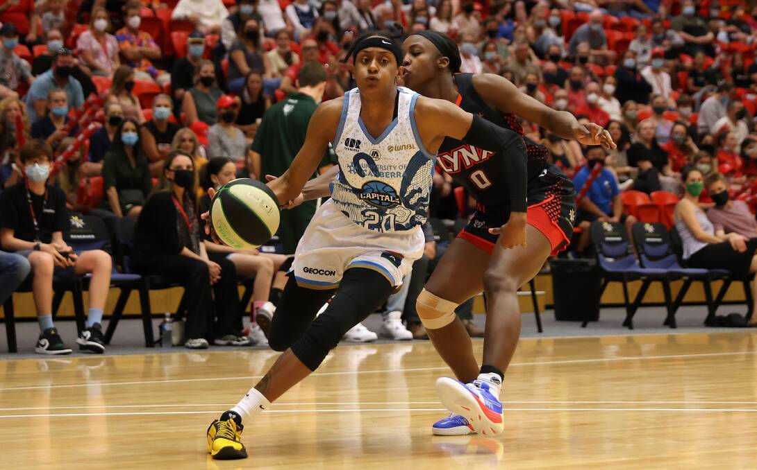 It was the Britt Sykes show at WA Basketball Centre on Saturday night. Picture: Getty Images