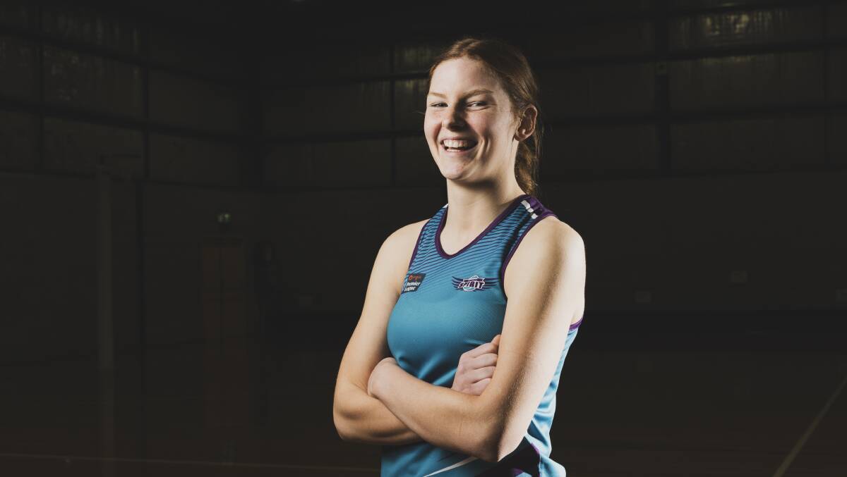 Capital Spirit player Samantha Bondietti is one of three ACT netballers chosen across two Australian squads. Picture: Dion Georgopoulos