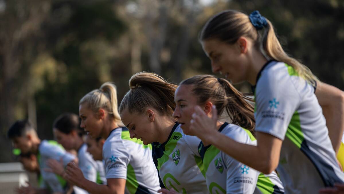 Four Canberra United players made their A-League Women's debut against Melbourne City. Picture: David Jordan