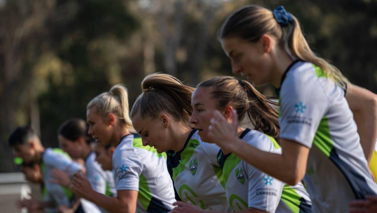 Canberra United is aiming to go one better this season, by winning the championship. Picture: David Jordan