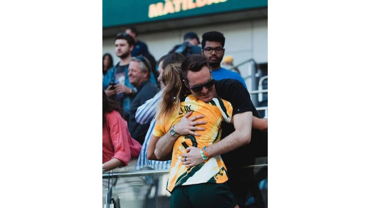 Matildas' midfielder Aivi Luik wants to raise $30,000 for brain cancer in honour of her younger brother's diagnosis. Picture: Instagram