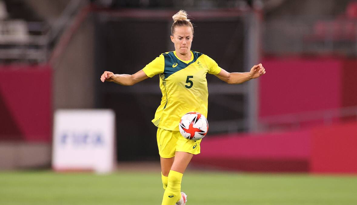 Aivi Luik has called time on her Matildas career, after the side's historic Olympic campaign. Picture: Getty Images
