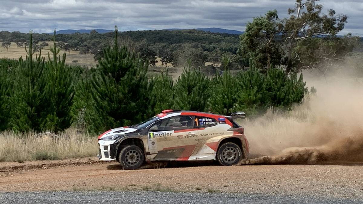 Canberra's Harry Bates took out his fourth consecutive National Capital Rally on Sunday. Picture: Peter Brewer