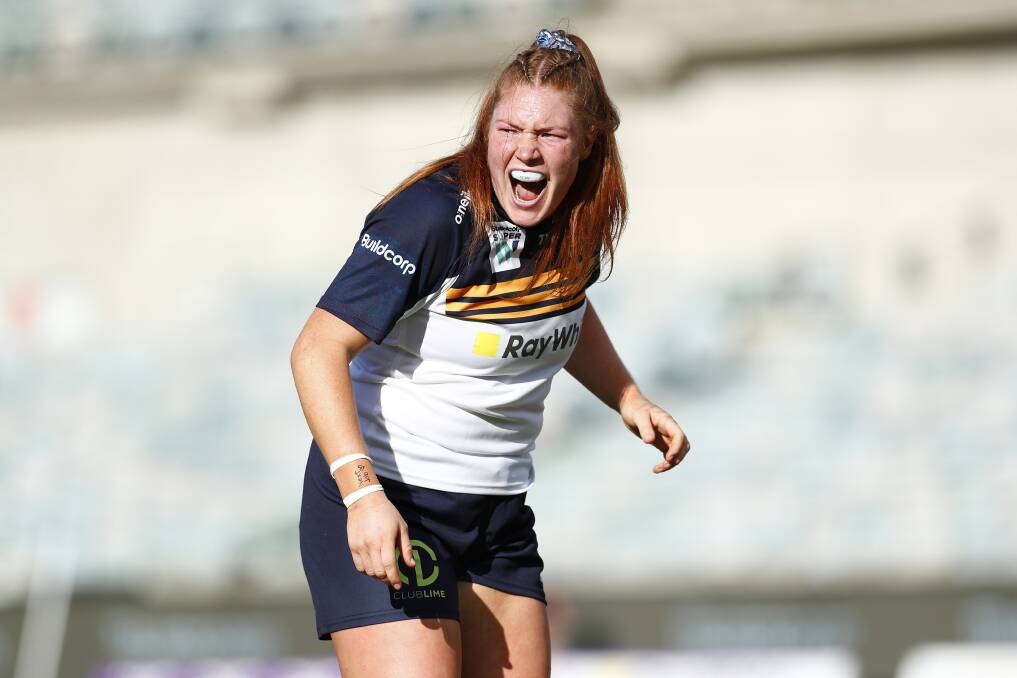 ACT Brumbies' player Grace Kemp is set to make her debut for Australia on Saturday. Picture: Keegan Carroll