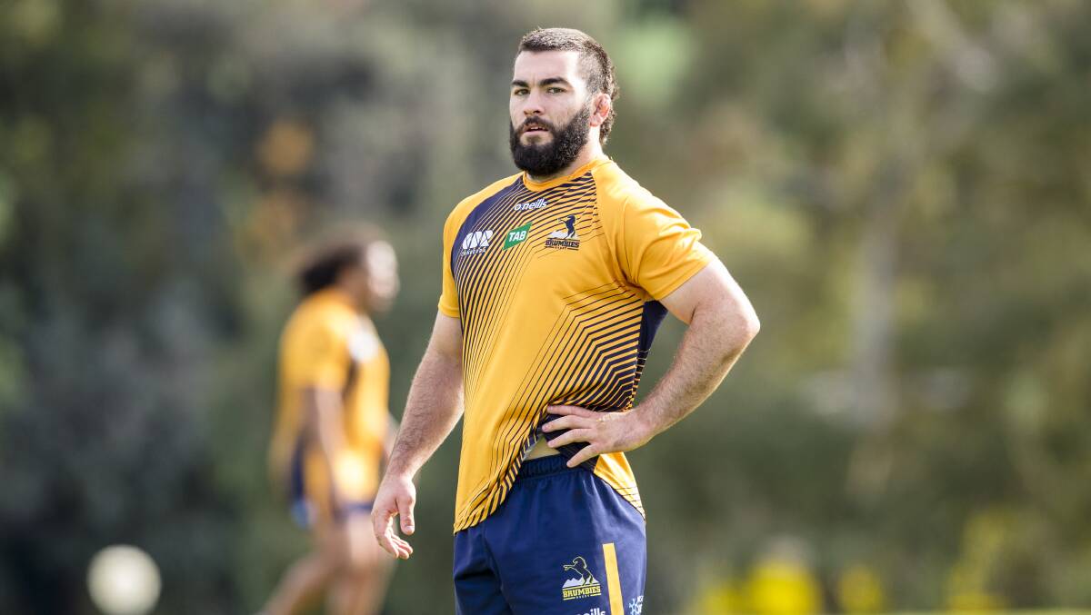 Luke Reimer is ready for the Brumbies' do-or-die quarter-final on Saturday. Picture: Keegan Carroll
