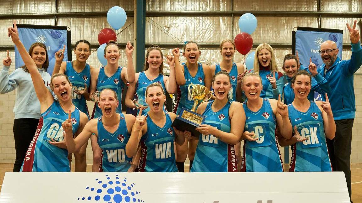 Canberra claimed the Netball ACT crown with a win over Arawang in the grand final last year, however they will not have the opportunity to defend their title this season. Picture: Matt Loxton