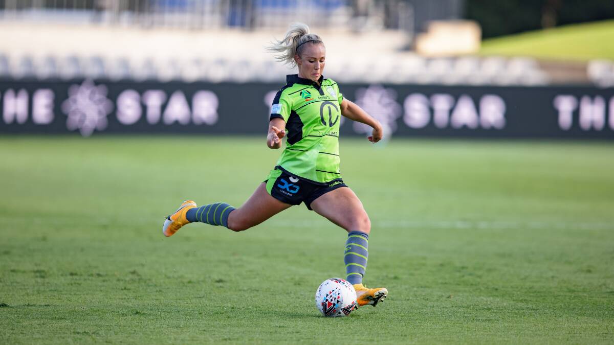 Lauren Keir is one of the 14 players Canberra United has signed for the 2021-22 season. Picture: Sitthixay Ditthavong