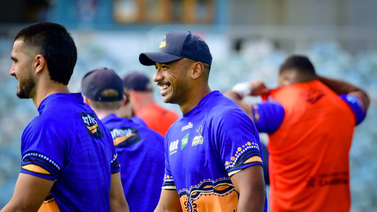 The ACT Brumbies are ready to take on the Western Force at Canberra Stadium. Picture: Elesa Kurtz