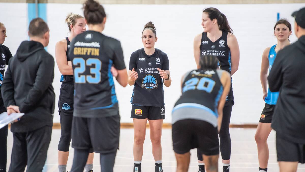 New mum Kelly Wilson is returning to the WNBL with the Canberra Capitals this season. Picture: Karleen Minney