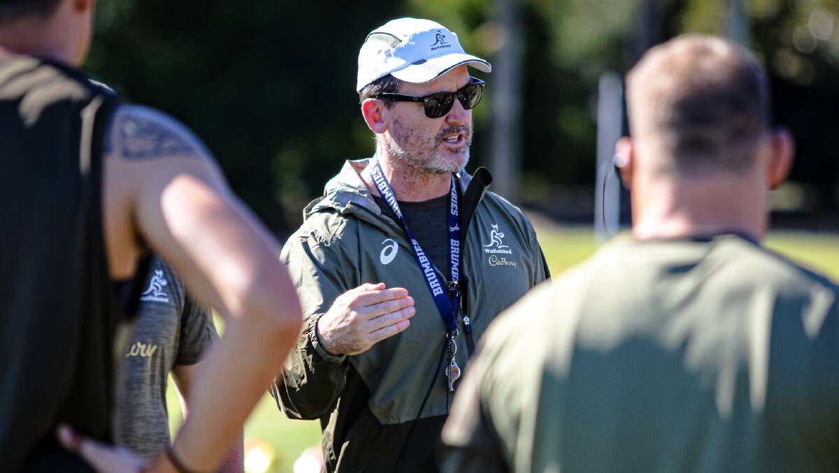 Dan McKellar is on track to become the next head coach of the Wallabies. Picture: Wallabies Media