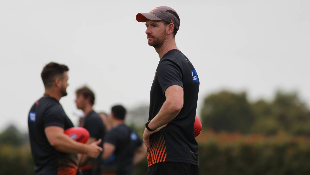 GWS Giants coach Cameron Bernasconi is set to become the second Canberran leading an AFLW side. Picture: GWS Giants