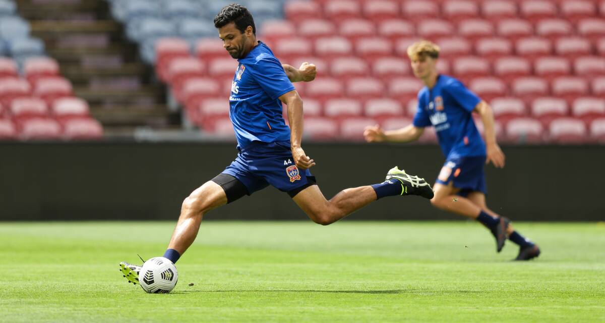 Nikolai Topor-Stanley hopes to stay on with the Newcastle Jets. Picture: Jonathan Carroll