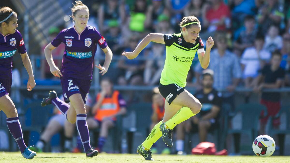 Ashleigh Sykes last played in the A-League Women's competition in the 2017-18 season with Canberra United.