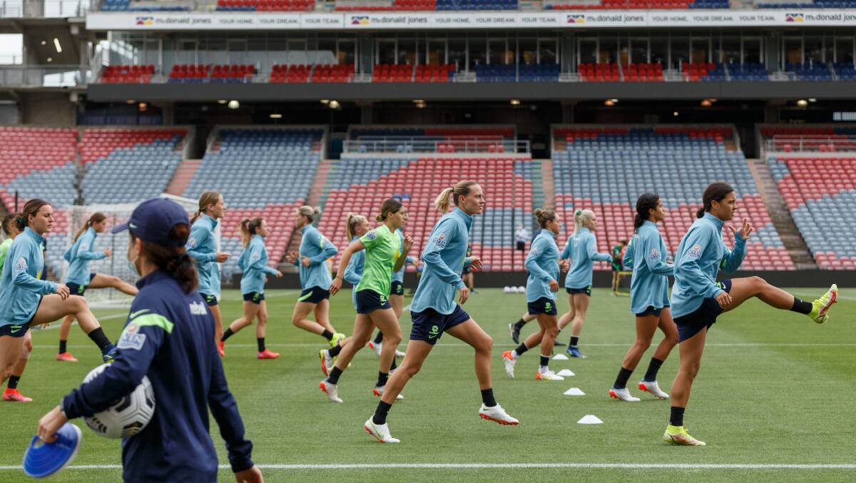 The Matildas and A-League Women players still do not have maternity policies in place. Picture Max Mason-Hubers
