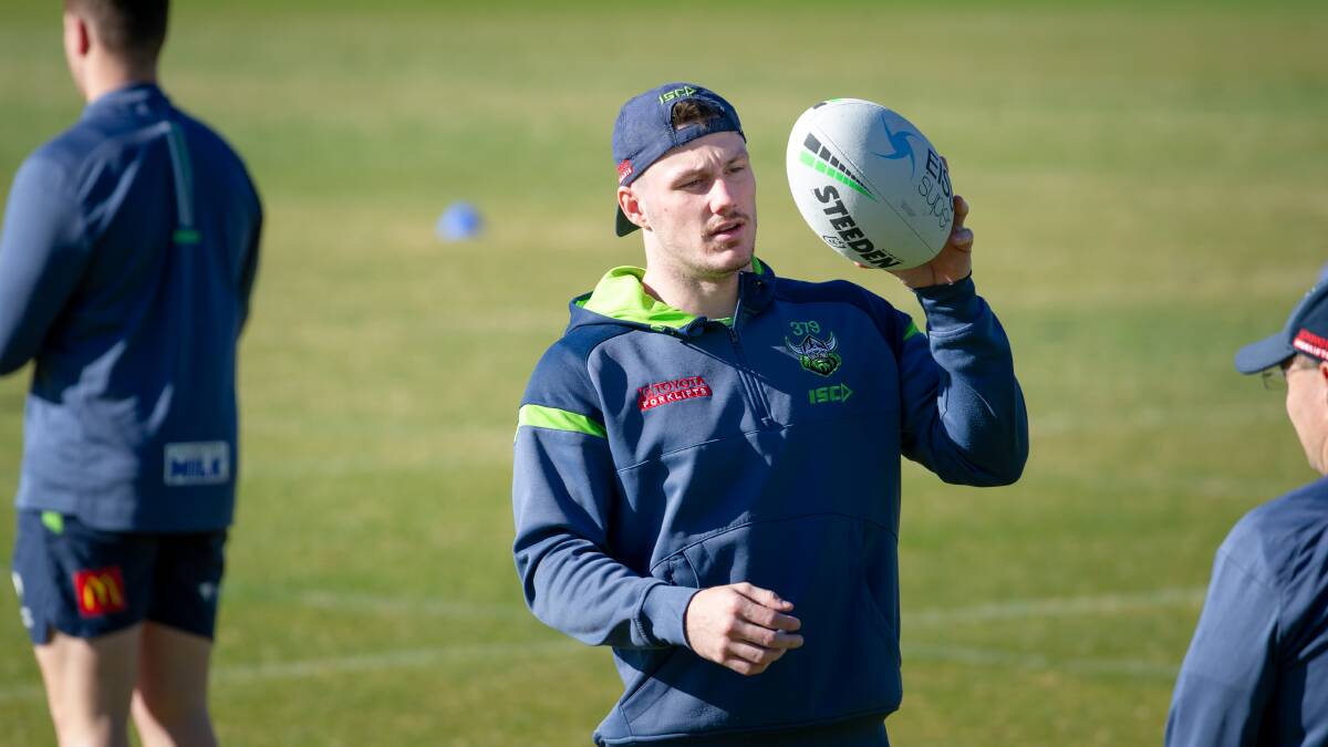 Canberra Raiders young winger James Schiller wants to make his own name in the NRL. Picture: Elesa Kurtz