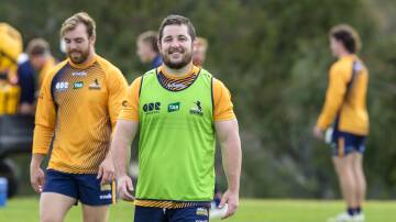 ACT Brumbies player Connal McInerney is set for his second start of the Super Rugby season this weekend. Picture: Keegan Carroll