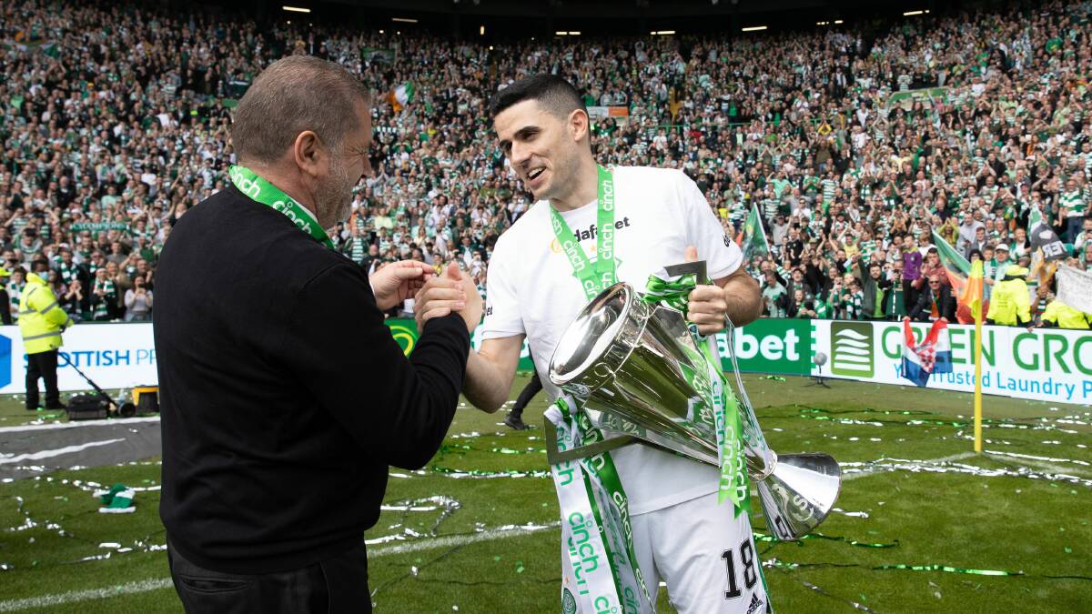 Former Celtic player Tom Rogic has won Australia's Men's PFA Player of the Year award. Picture: Getty