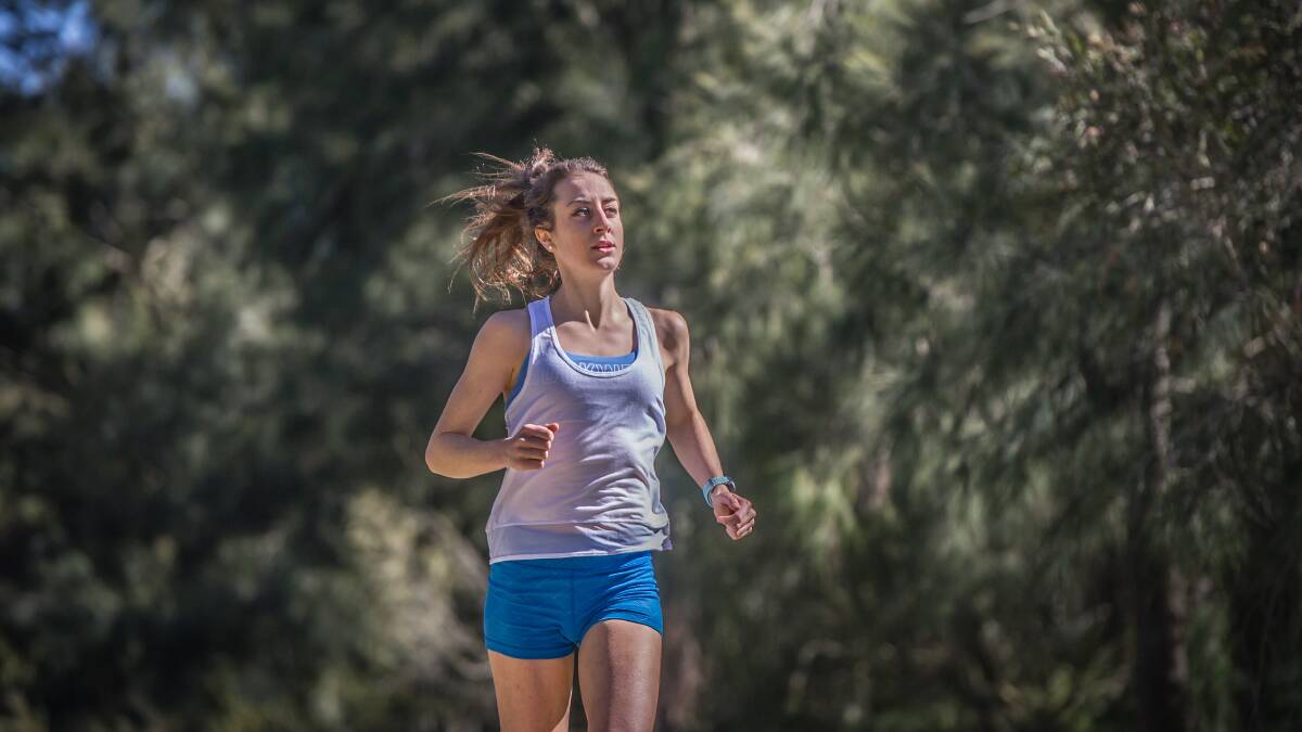 Canberra's Leanne Pompeani etched her name in the history books recently, and she wants to go even faster in July. Picture: Karleen Minney