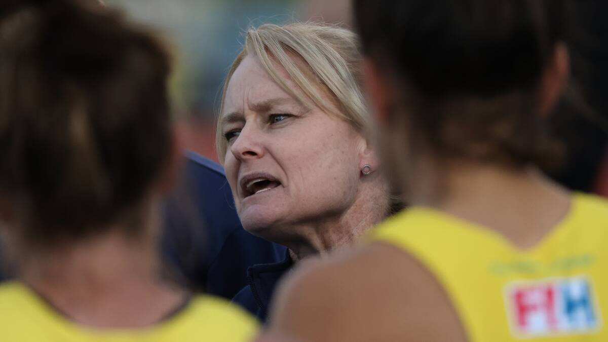 Katrina Powell will consider if she wants to put her hand up for the Hockeyroos top job again, after a six-month stint. Picture: Getty