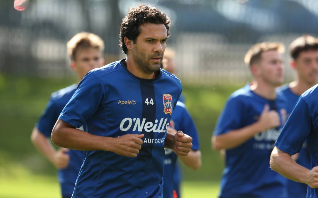 Canberra's Nikolai Topor-Stanley remains off-contract with the Newcastle Jets. Picture: Simone De Peak