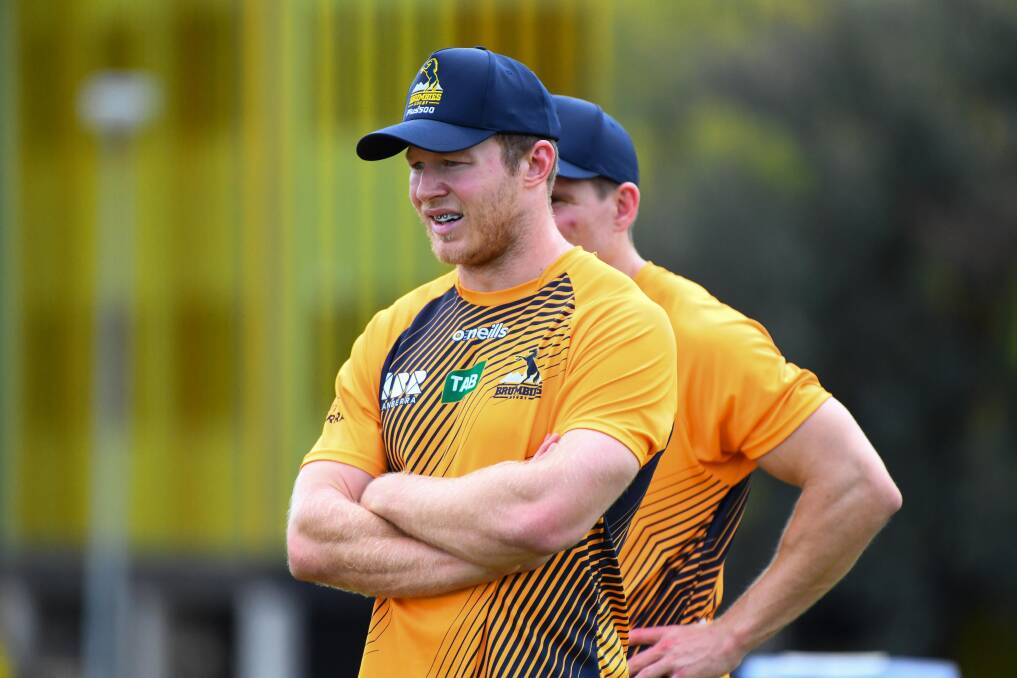 Cam Clark has had about a month in Canberra to settle in and is ready for Super Rugby in 2022. Picture: Brumbies Media