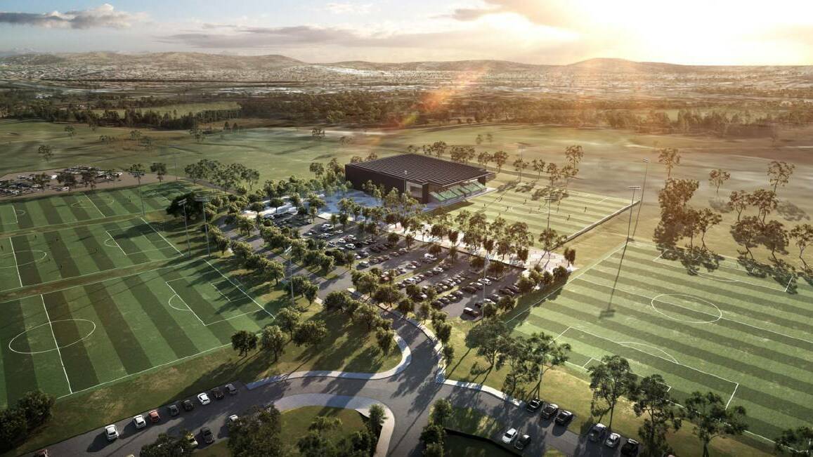 The Throsby Home of Football is still in the mix to become a base for teams during the 2023 FIFA World Cup. Picture: Supplied