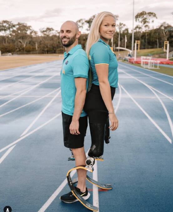 Paralympic gold medallist Vanessa Low has a new coach in her husband Scott Reardon, who retired from racing in October. Picture: Instagram