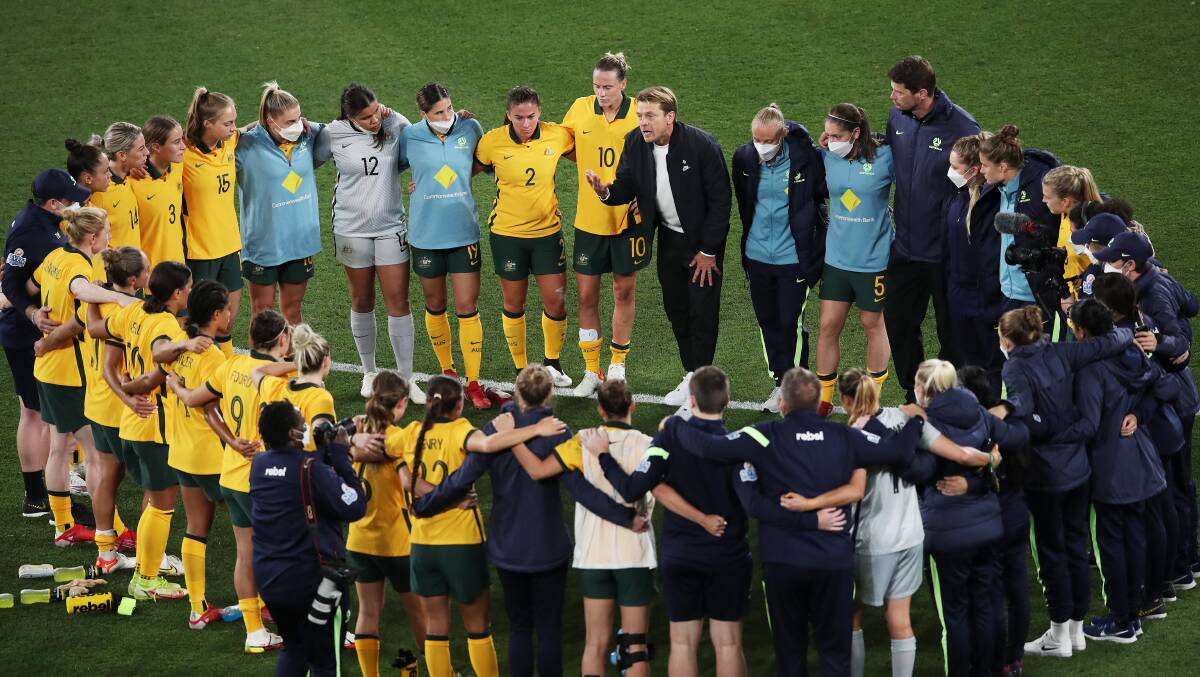Karly Roestbakken will be looking to get some more game time under her belt with the Matildas in coming weeks as she continues her journey back to 90 minutes. Picture: Getty