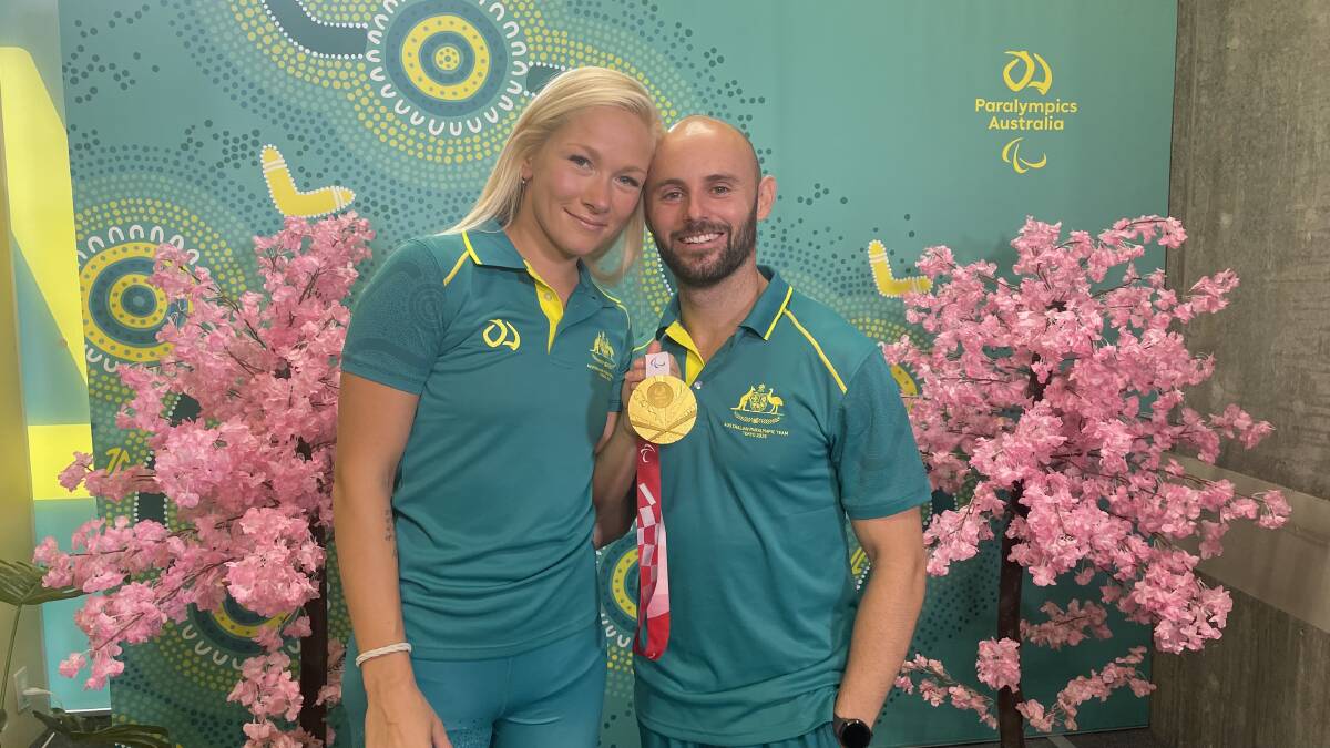 Paralympians Vanessa Low and Scott Reardon want to help more amputees get into athletics, as only three of Australia's track and field team in Tokyo ran on blades this year. Picture: supplied
