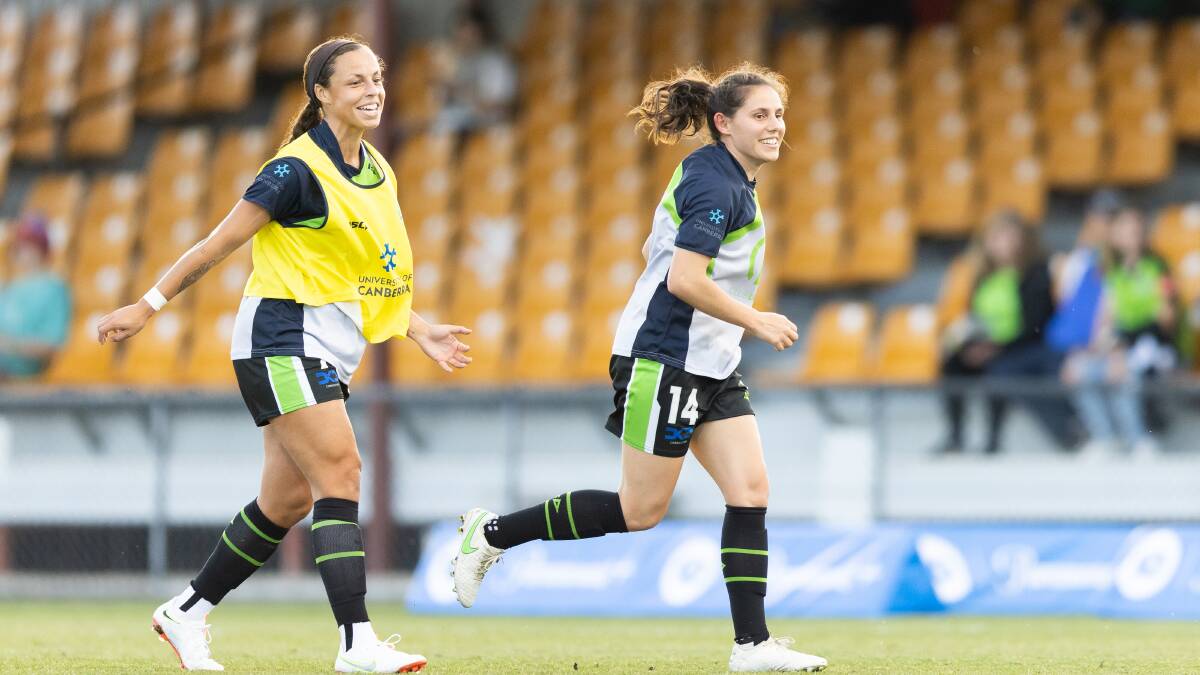 Ash Sykes is hanging up her professional playing boots for Canberra United. Picture: Sitthixay Ditthavong