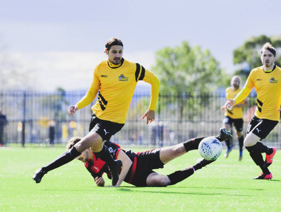 A date is yet to be set for Tigers FC FFA Cup round of 32 fixture, as cases continue to grow in Sydney to prevent APIA Leichhardt from training or playing. Picture: Dion Georgopoulos
