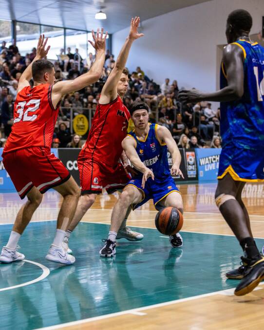 Canberra Gunners' James Toohey during the NBL1 East grand final last weekend. Picture by Discovery One Photography