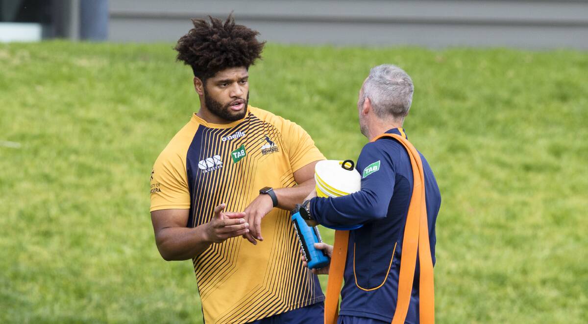 Rob Valetini is likely to return for the Brumbies in their semi-final against the Blues. Picture: Keegan Carroll