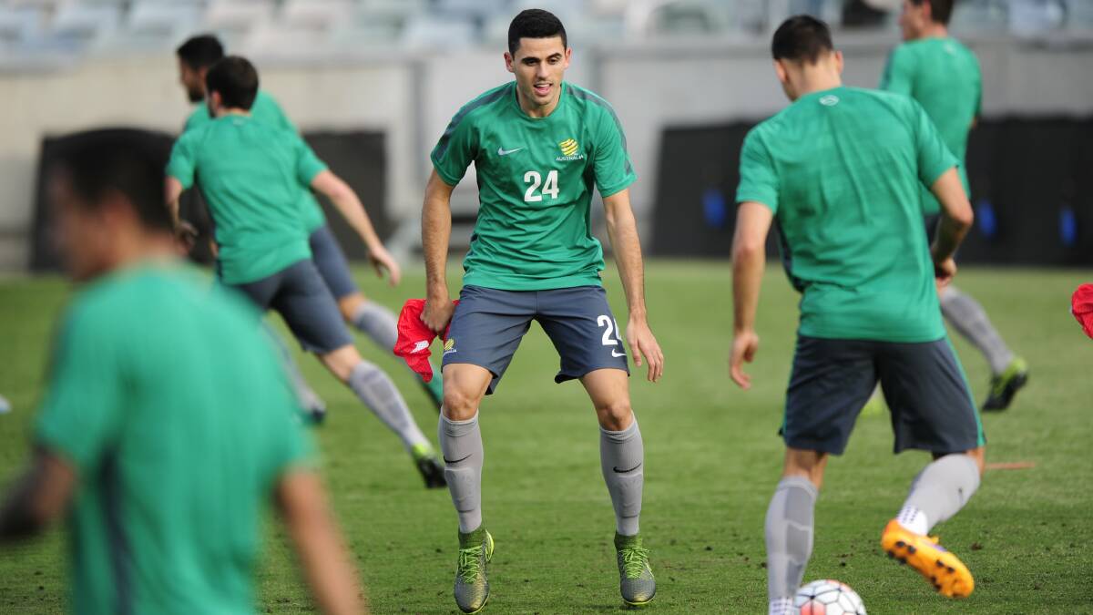 Tom Rogic will register this 51st cap for the Socceroos if he is chosen in Graham Arnold's side to take on Japan on Tuesday. Picture: Melissa Adams