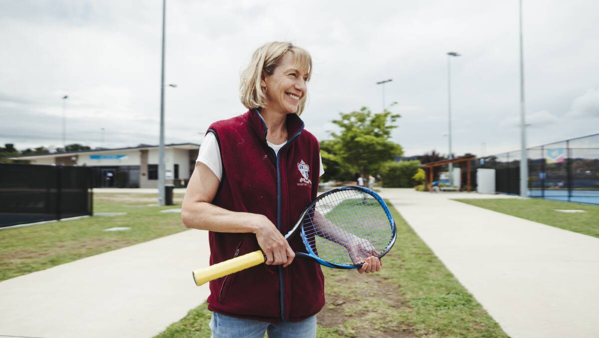 Canberra's most successful female tennis player Annabel Ellwood has been inducted into the Tennis ACT Walk of Fame. Picture: Dion Georgopoulos