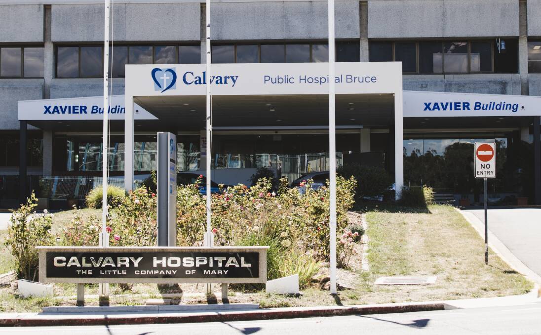 The ACT is eyeing Calvary Public Hospital as a possibility for one of its next mass vaccination centres. Picture: Jamila Toderas 