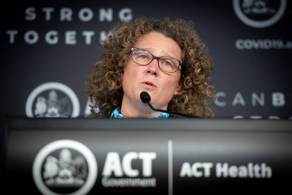 ACT Chief Health Officer Dr Kerryn Coleman. Picture: Karleen Minney