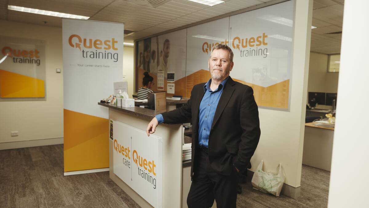 QuestCare business development manager Bill Aldcroft, who says none of his residences have received COVID-19 vaccines. Picture: Dion Georgopoulos
