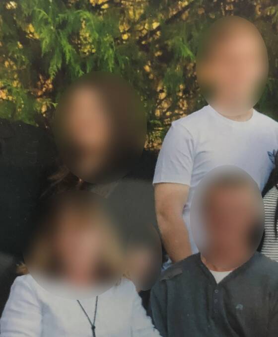 The Smith* family, who say they were thrown into a world they never thought they'd have to deal with when their son became a bikie gang nominee. Picture: Supplied