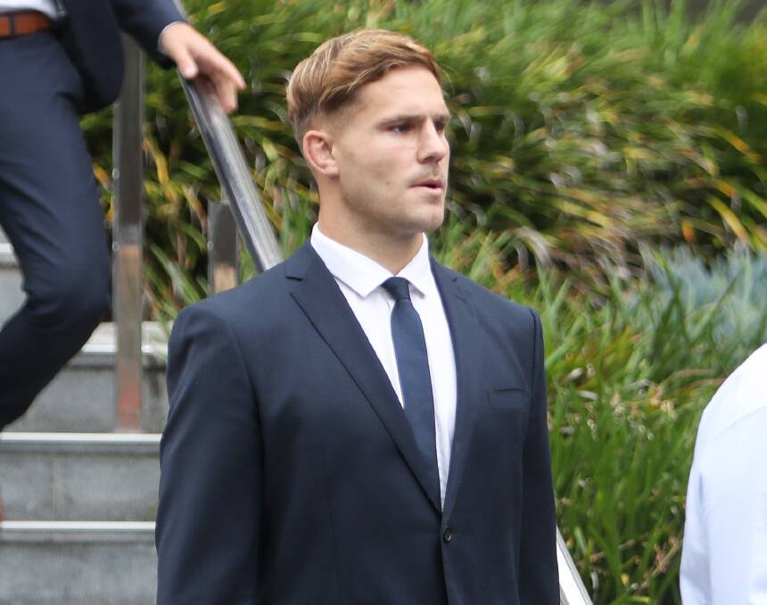 Jack de Belin during his fourth week at Wollongong courthouse for his sexual assault trial. Picture: Adam McLean