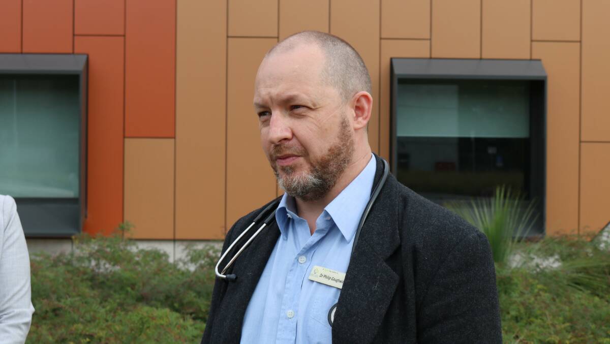 University of Canberra specialist in rehabilitation medicine Philip Gaughwin. Picture: Lucy Bladen 