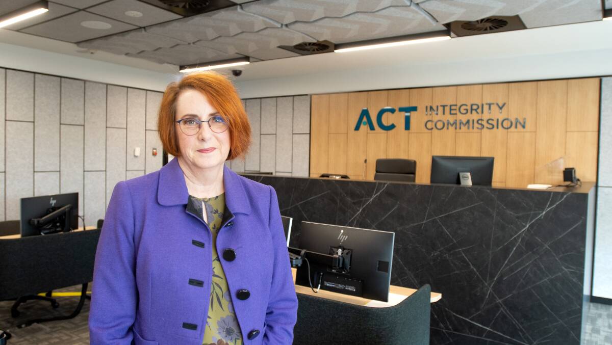 ACT Integrity Commission chief executive Judy Lind. Picture by Sitthixay Ditthavong