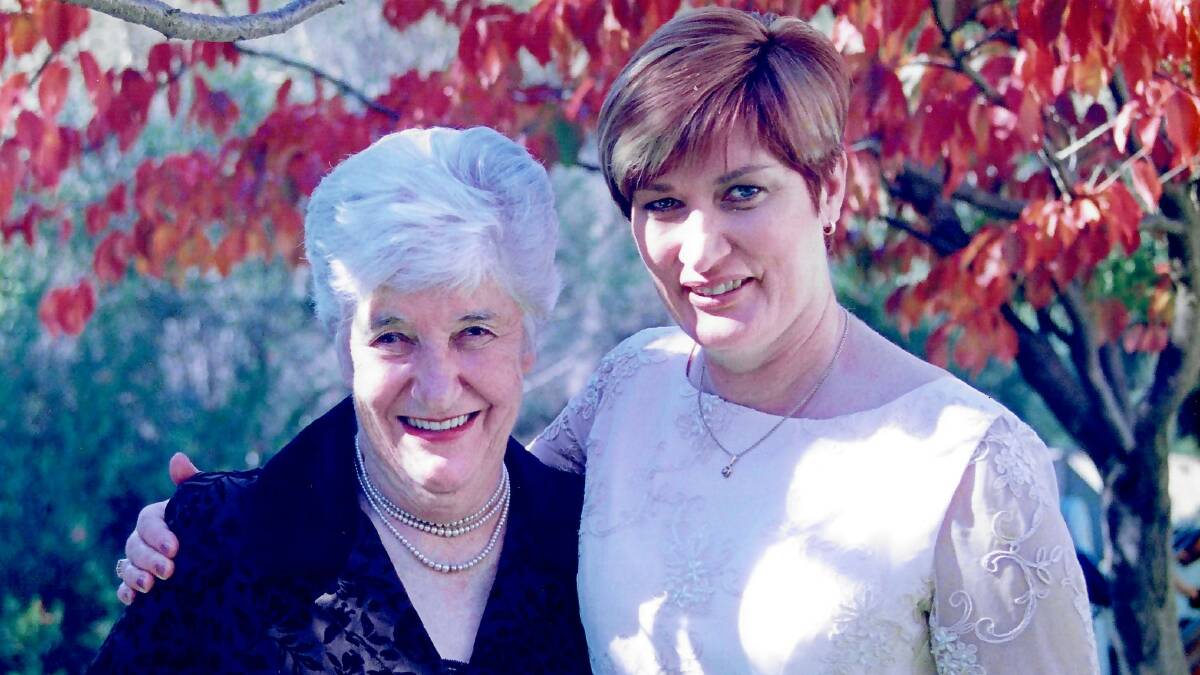 Erica (left) and Jane Harriss. Erica died of ovarian cancer, she had to travel to Sydney multiple times for surgery. Picture: Supplied 