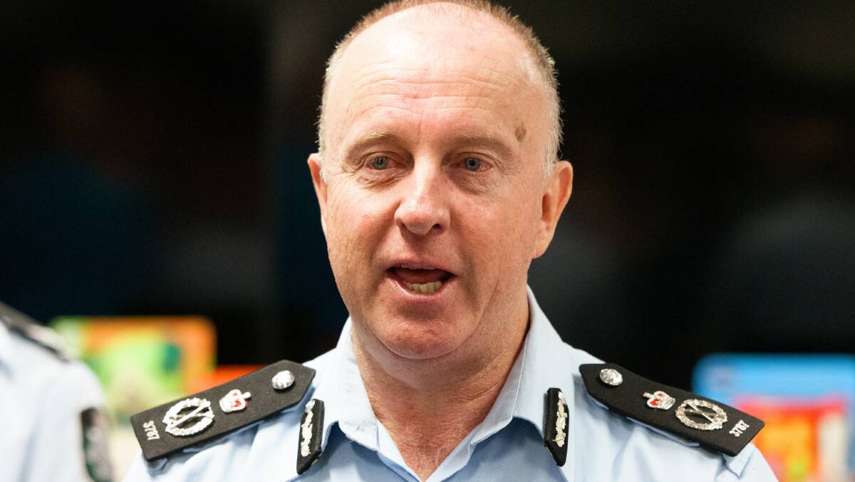 ACT chief police Neil Gaughan. Picture by Sitthixay Ditthavong