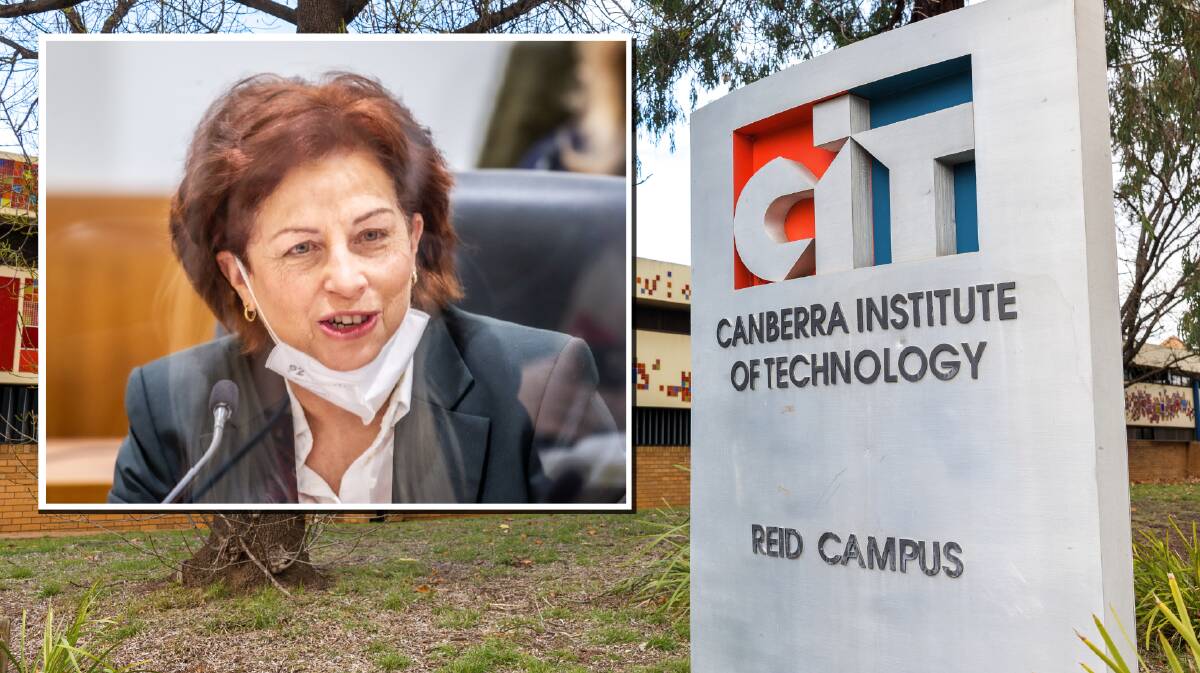 CIT acting chief executive Christine Robertson, inset, is able to be in the position until July 2025. Pictures by Sitthixay Ditthavong, Karleen Minney