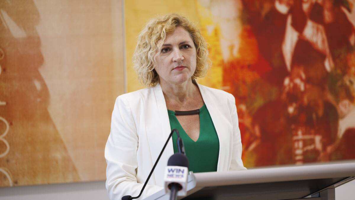 ACT Population Health Minister Emma Davidson. Picture by Keegan Carroll 