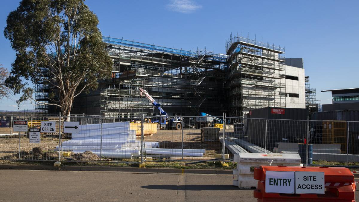 Pressure is mounting to reopen construction in Canberra. Picture: Dion Georgopoulos 
